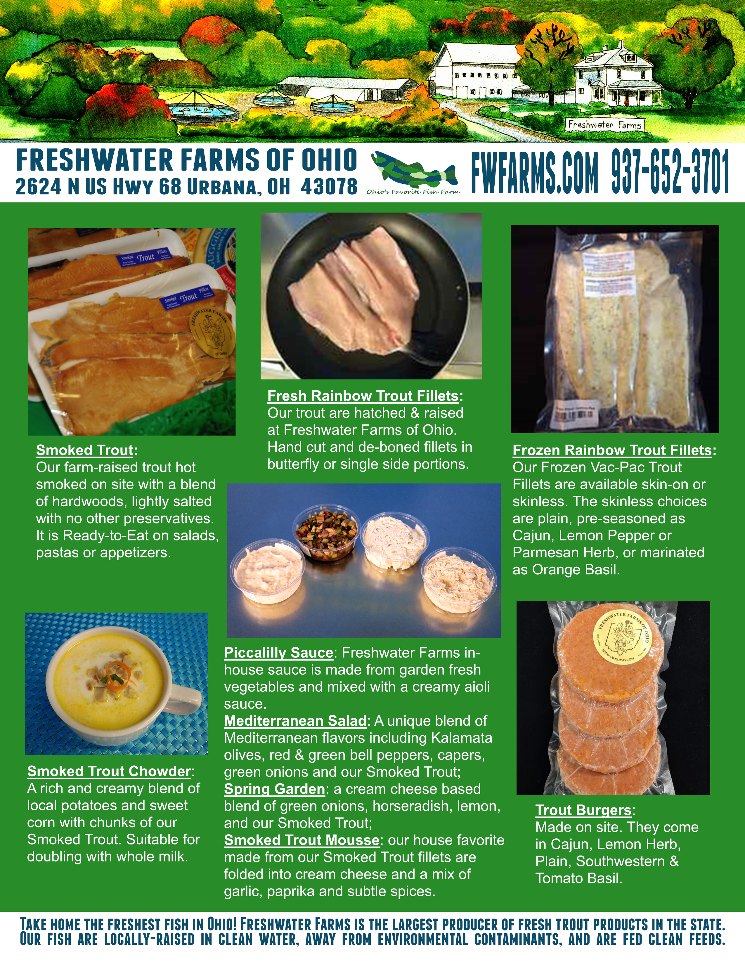 stocking fish Freshwater Farms of Ohio