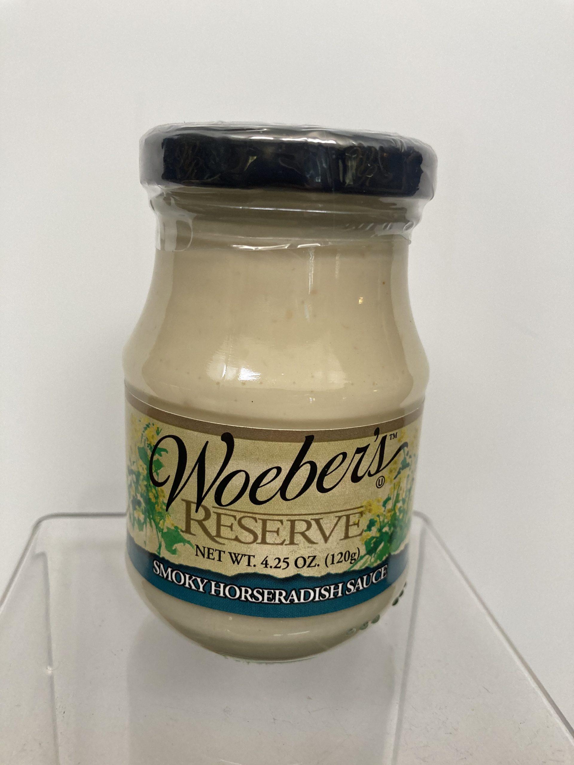 Woeber's Reserve Smoky Horseradish Sauce Mustard Freshwater Farms of Ohio